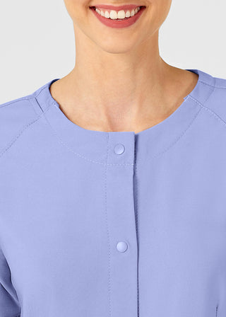 Wink Scrubs W123 Women's Crew Neck Warm Up Jacket