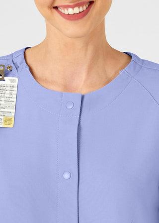 Wink Scrubs W123 Women's Crew Neck Warm Up Jacket
