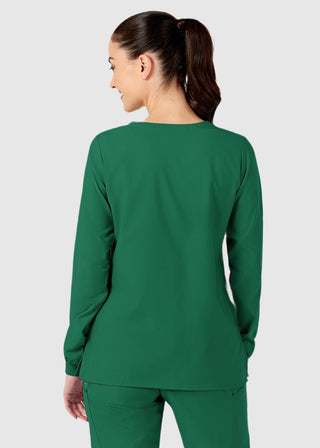 Wink Scrubs W123 Women's Crew Neck Warm Up Jacket