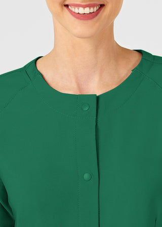 Wink Scrubs W123 Women's Crew Neck Warm Up Jacket