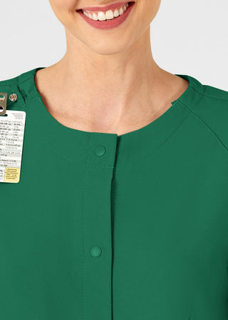 Wink Scrubs W123 Women's Crew Neck Warm Up Jacket