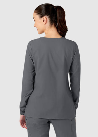 Wink Scrubs W123 Women's Crew Neck Warm Up Jacket