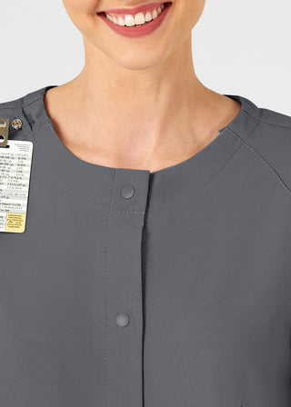 Wink Scrubs W123 Women's Crew Neck Warm Up Jacket