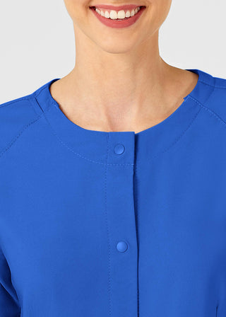 Wink Scrubs W123 Women's Crew Neck Warm Up Jacket