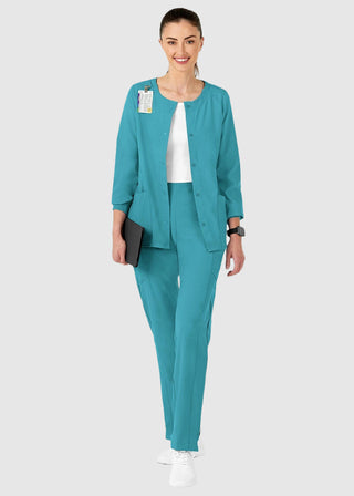 Wink Scrubs W123 Women's Crew Neck Warm Up Jacket