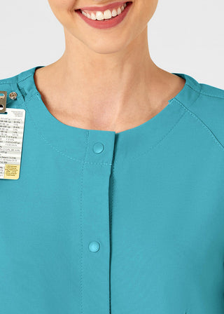 Wink Scrubs W123 Women's Crew Neck Warm Up Jacket