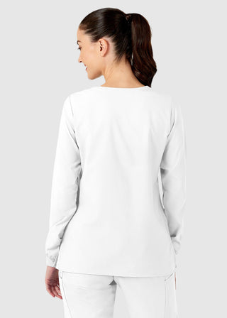 Wink Scrubs W123 Women's Crew Neck Warm Up Jacket