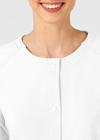 Wink Scrubs W123 Women's Crew Neck Warm Up Jacket