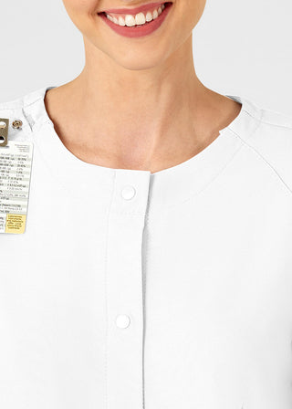 Wink Scrubs W123 Women's Crew Neck Warm Up Jacket