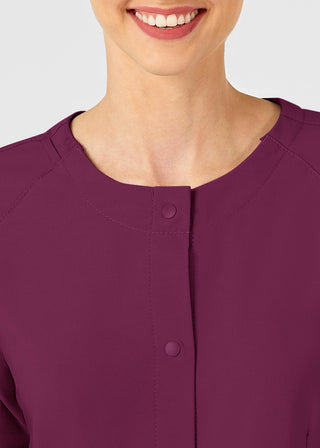 Wink Scrubs W123 Women's Crew Neck Warm Up Jacket