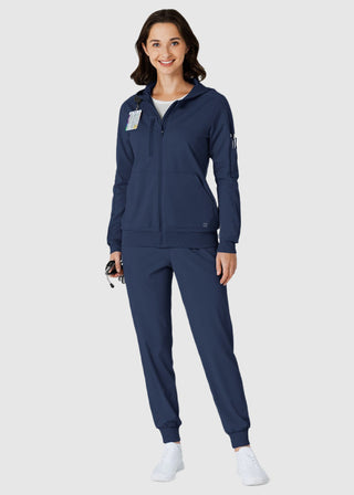 Wink Scrubs Wink Renew Knit Women’s Zip Hoodie