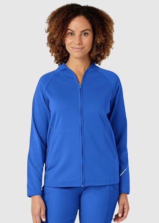 Wink Scrubs Wink Layers Women's Fleece Solid Scrub Jacket