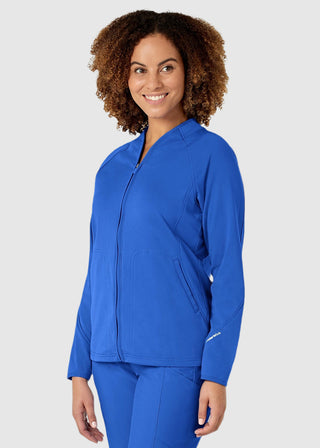 Wink Scrubs Wink Layers Women's Fleece Solid Scrub Jacket