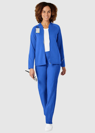 Wink Scrubs Wink Layers Women's Fleece Solid Scrub Jacket