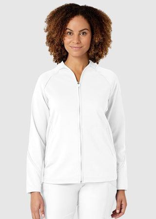 Wink Scrubs Wink Layers Women's Fleece Solid Scrub Jacket