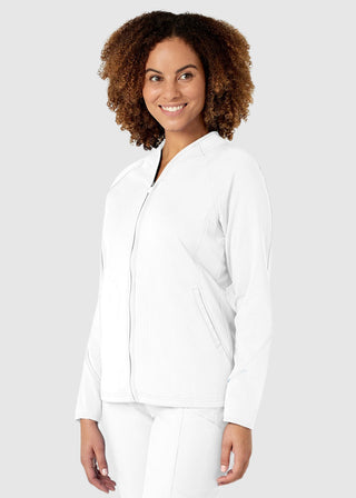 Wink Scrubs Wink Layers Women's Fleece Solid Scrub Jacket