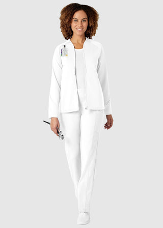 Wink Scrubs Wink Layers Women's Fleece Solid Scrub Jacket