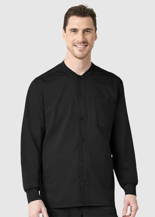 Wink Scrubs Wink PRO Men's Snap Front Warm-up Jacket