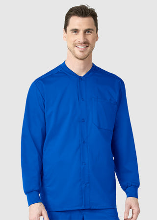 Wink Scrubs Wink PRO Men's Snap Front Warm-up Jacket