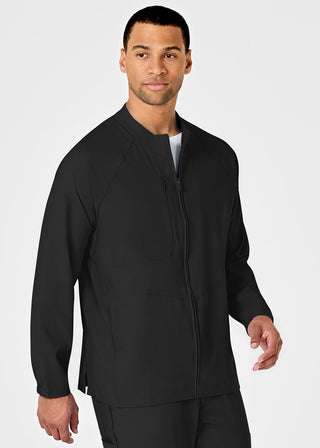 Wink Scrubs Men's Zip Front Solid Scrub Jacket