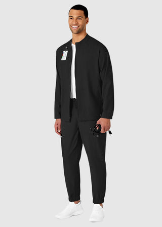 Wink Scrubs Men's Zip Front Solid Scrub Jacket