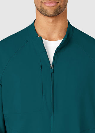 Wink Scrubs Men's Zip Front Solid Scrub Jacket