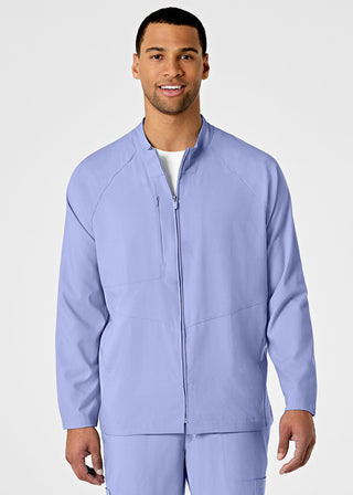 Wink Scrubs Men's Zip Front Solid Scrub Jacket