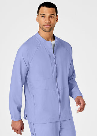Wink Scrubs Men's Zip Front Solid Scrub Jacket