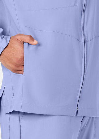 Wink Scrubs Men's Zip Front Solid Scrub Jacket