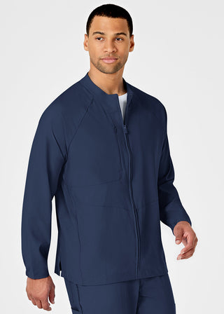 Wink Scrubs Men's Zip Front Solid Scrub Jacket