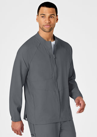 Wink Scrubs Men's Zip Front Solid Scrub Jacket