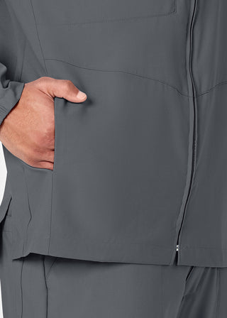 Wink Scrubs Men's Zip Front Solid Scrub Jacket