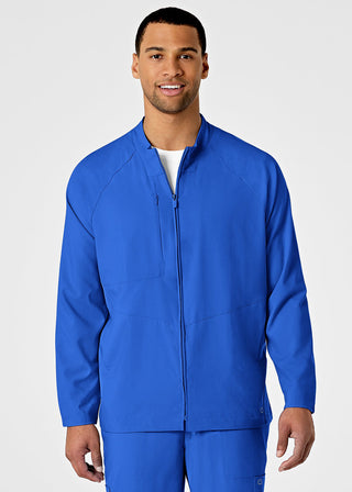 Wink Scrubs Men's Zip Front Solid Scrub Jacket