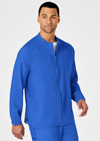 Wink Scrubs Men's Zip Front Solid Scrub Jacket