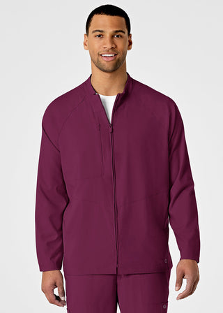 Wink Scrubs Men's Zip Front Solid Scrub Jacket