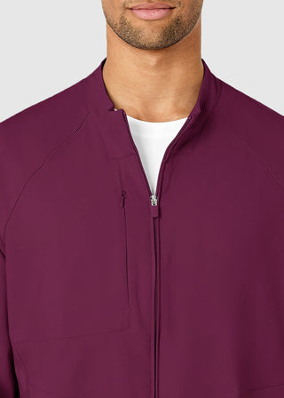 Wink Scrubs Men's Zip Front Solid Scrub Jacket