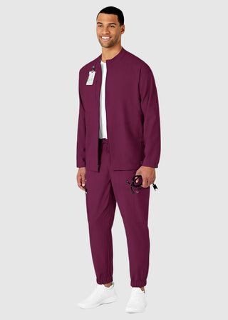 Wink Scrubs Men's Zip Front Solid Scrub Jacket