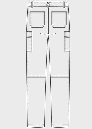 Cherokee Workwear Revolution Men's Fly Front Tall Pant