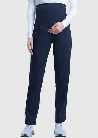 Cherokee Workwear Revolution Women's Slim Fit Maternity Petite Pant