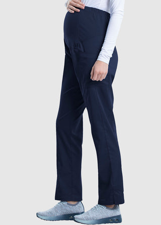 Cherokee Workwear Revolution Women's Slim Fit Maternity Petite Pant