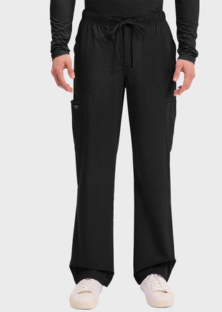 Cherokee Workwear Professionals Men's Tapered Leg Drawstring Cargo Pant