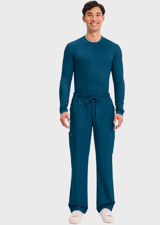 Cherokee Workwear Professionals Men's Tapered Leg Drawstring Cargo Tall Pant