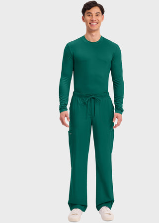 Cherokee Workwear Professionals Men's Tapered Leg Drawstring Cargo Petite Pant