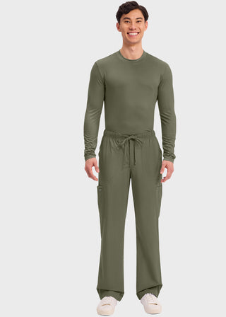 Cherokee Workwear Professionals Men's Tapered Leg Drawstring Cargo Petite Pant