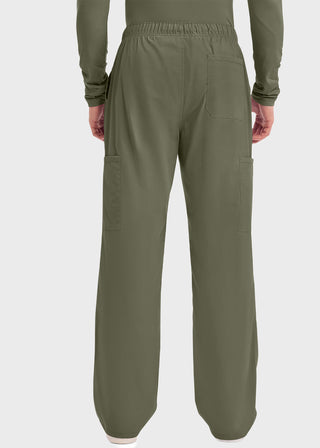 Cherokee Workwear Professionals Men's Tapered Leg Drawstring Cargo Petite Pant