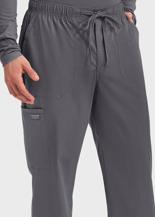 Cherokee Workwear Professionals Men's Tapered Leg Drawstring Cargo Tall Pant