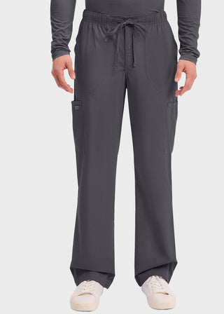 Cherokee Workwear Professionals Men's Tapered Leg Drawstring Cargo Petite Pant
