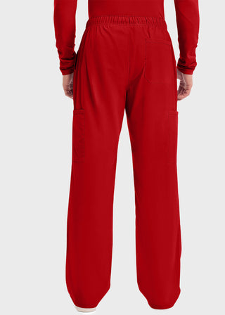 Cherokee Workwear Professionals Men's Tapered Leg Drawstring Cargo Petite Pant