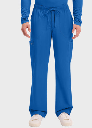 Cherokee Workwear Professionals Men's Tapered Leg Drawstring Cargo Petite Pant