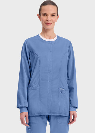 Cherokee Workwear Revolution Womens Snap Front Warm-up Jacket